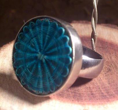 Anillo de Crin y Plata